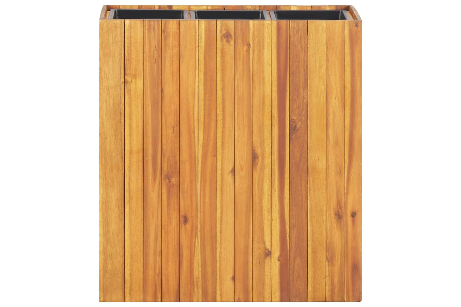 Vidaxl 46573 Garden Raised Bed With 3 Pots Solid Acacia Wood-2