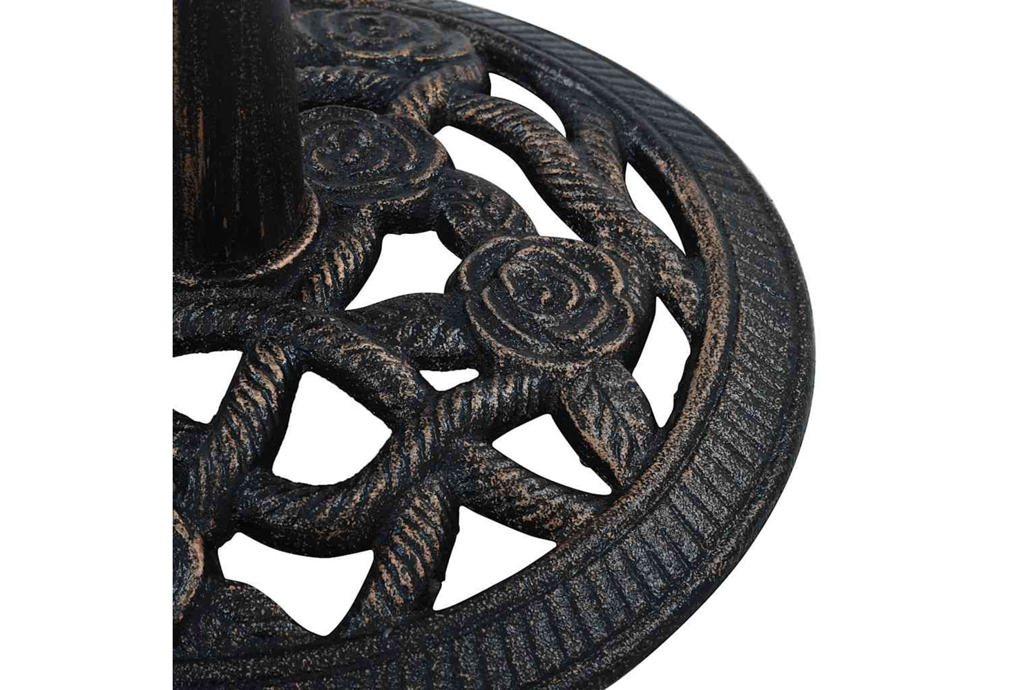 vidaXL 47865 Umbrella Base Black And Bronze 9 Kg 40cm Cast Iron-6
