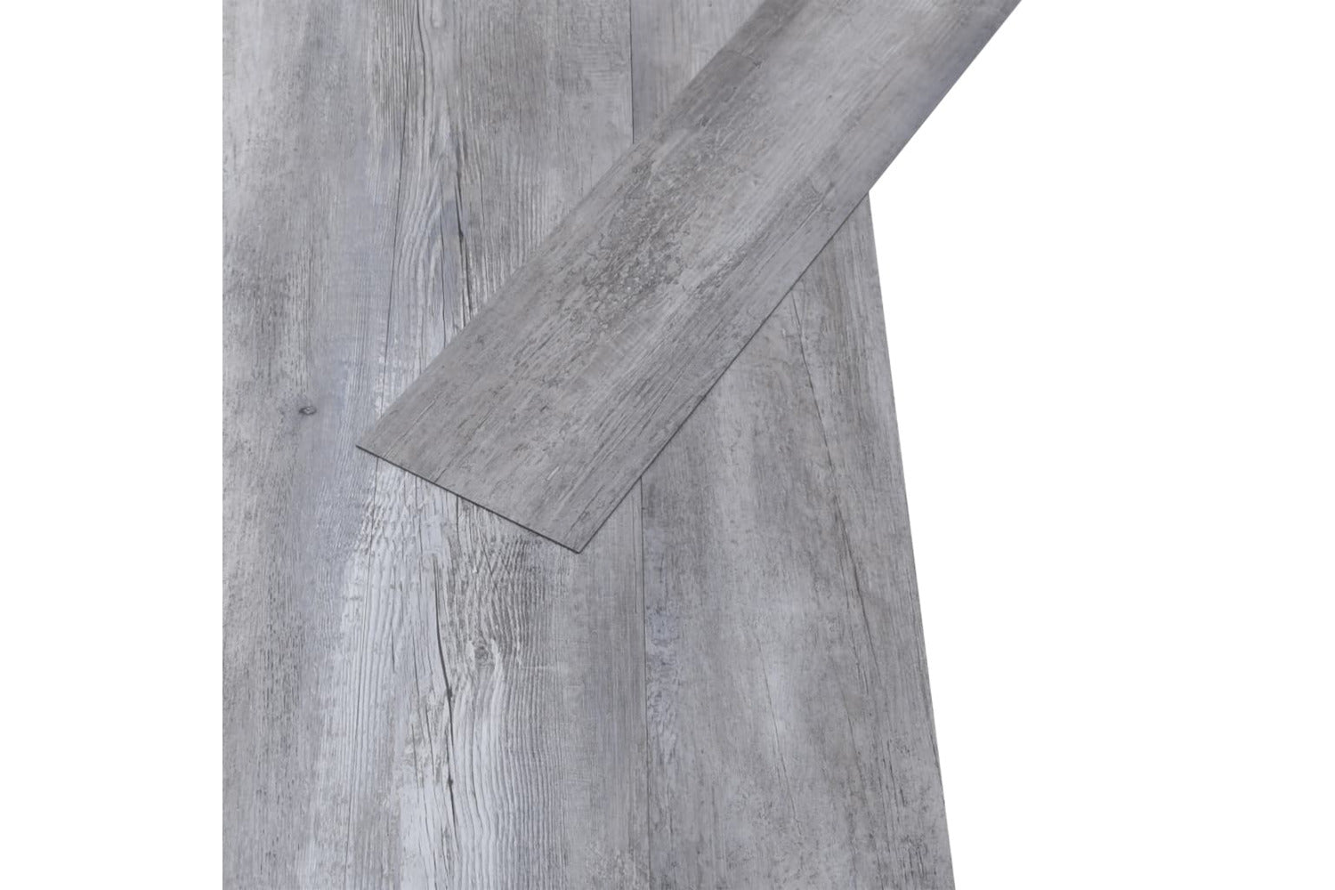 Vidaxl Pvc Flooring Planks 5.02 MÂ² 2 Mm Self-adhesive Matt Wood Grey-3