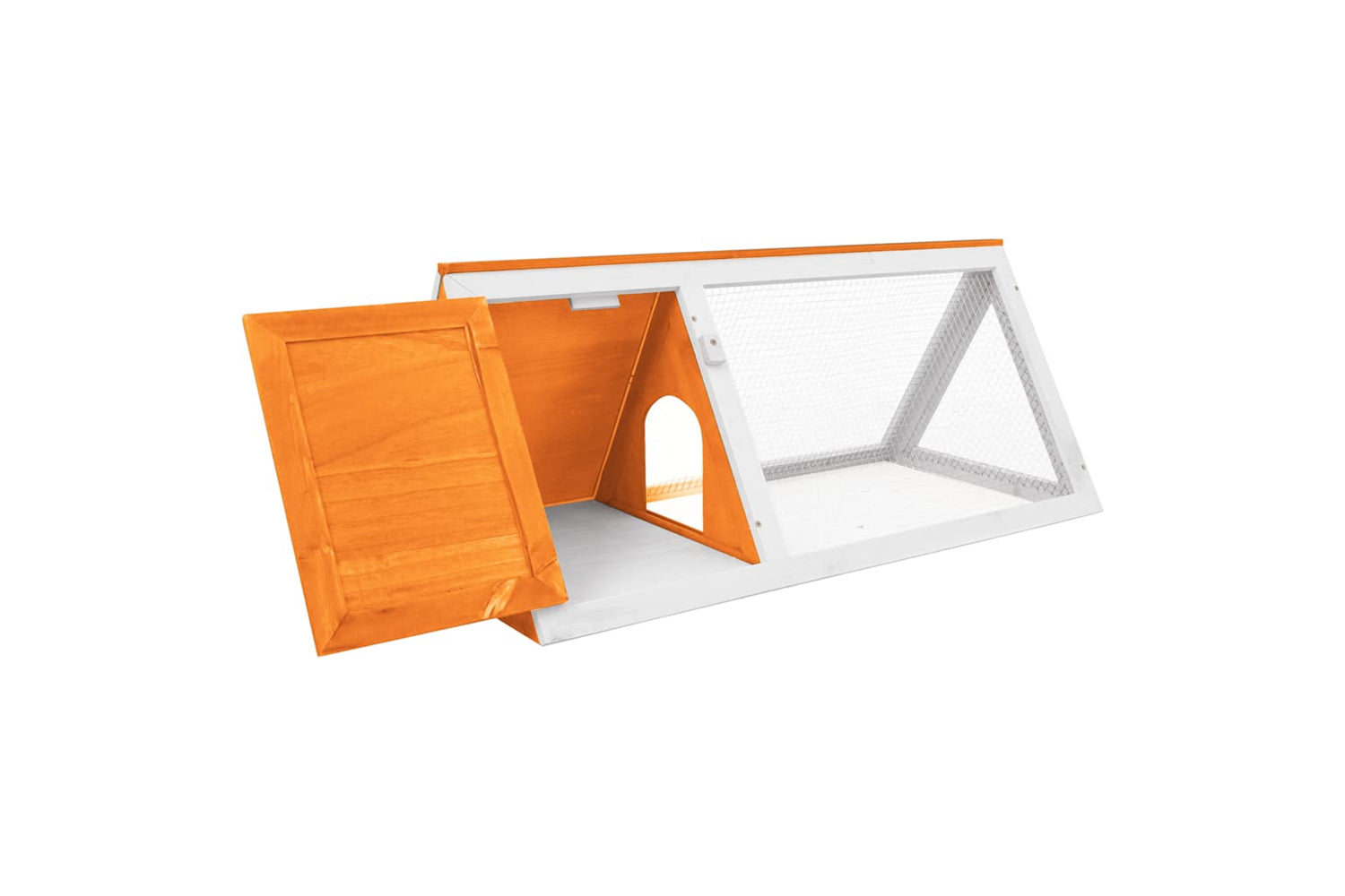 Vidaxl 170345 Animal Rabbit Cage Wood-4