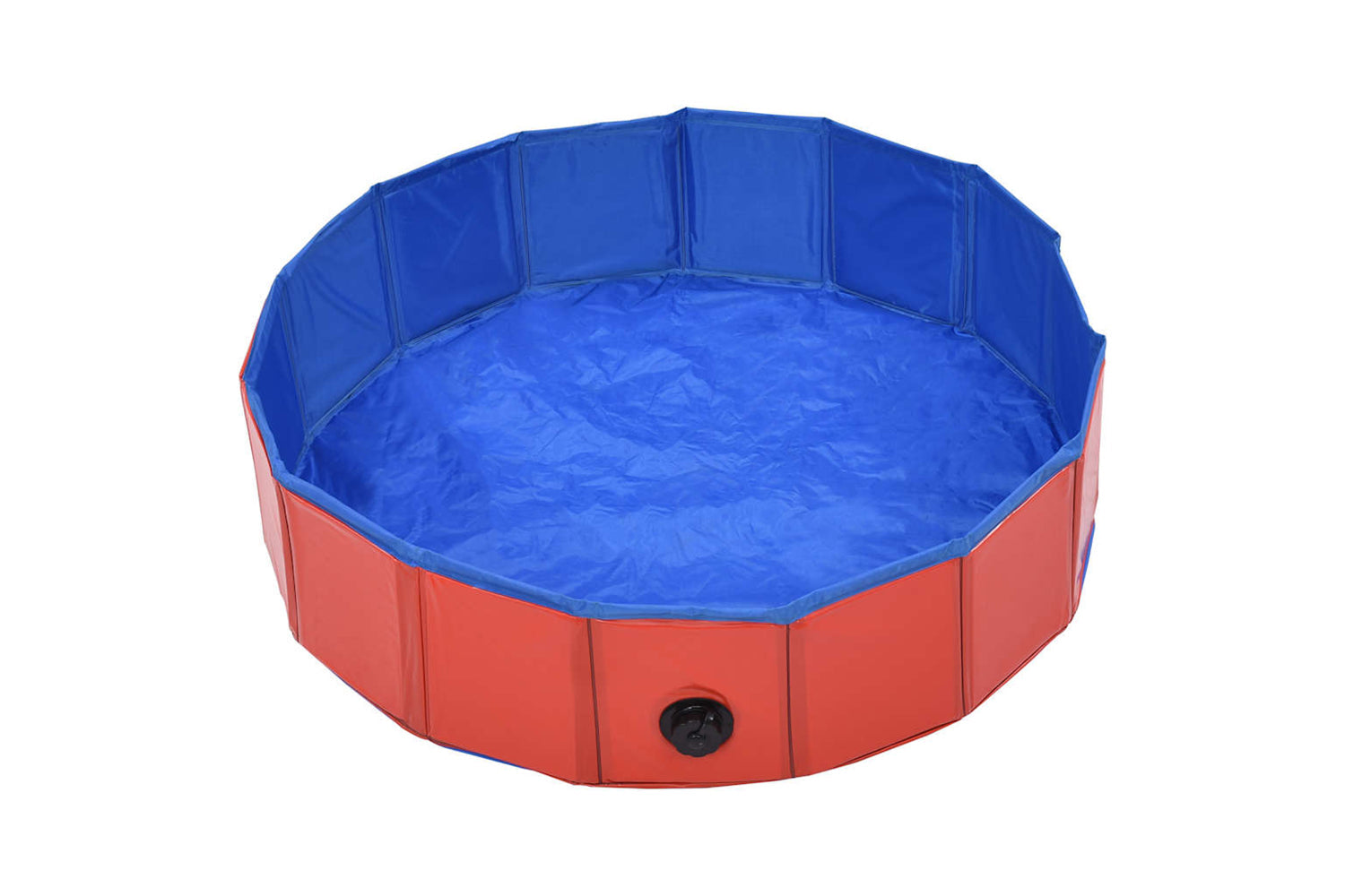 vidaXL 170822 Foldable Dog Swimming Pool Red 80x20cm Pvc-2