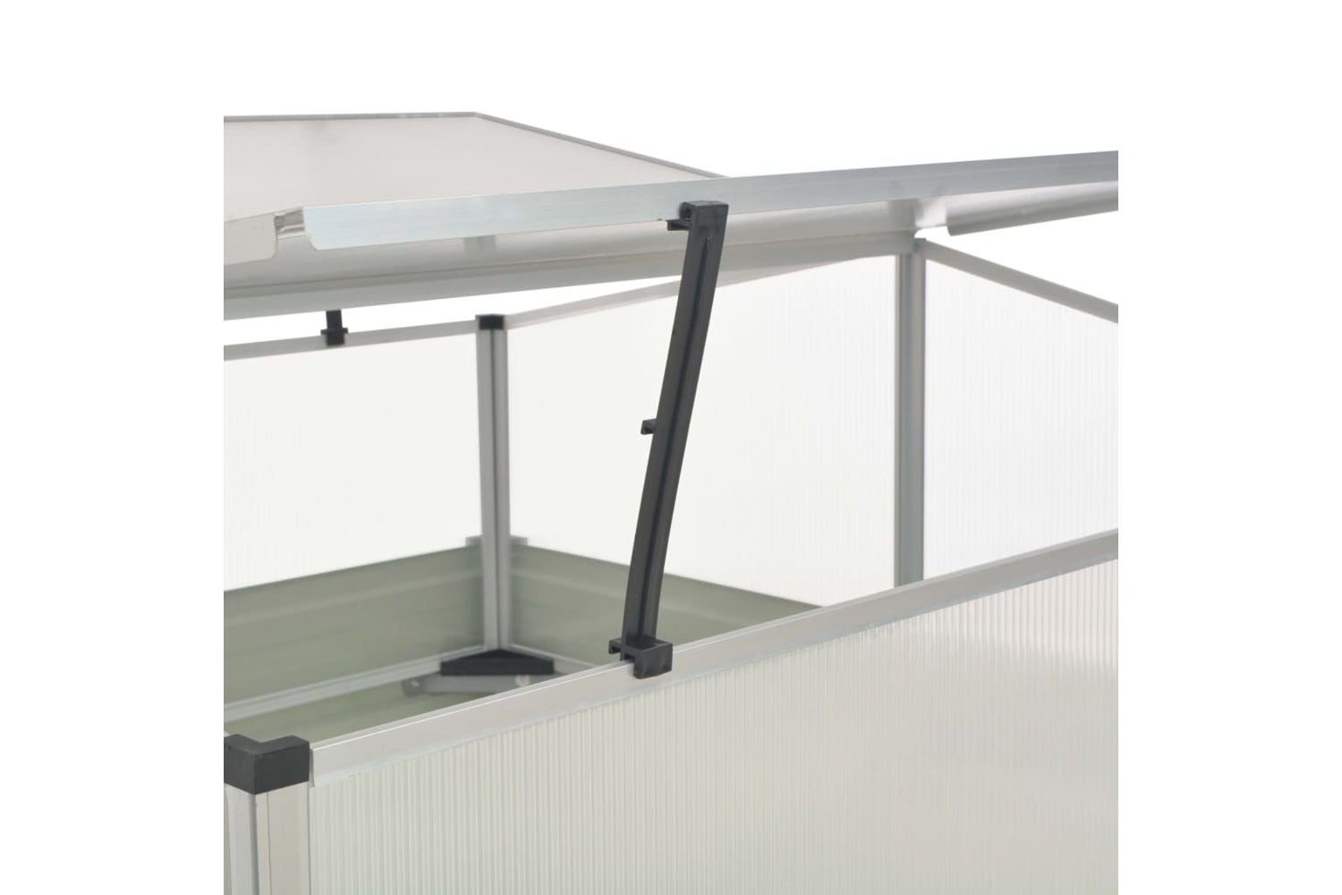Vidaxl Greenhouse Brown 100x100x85 Cm Galvanised Steel-5