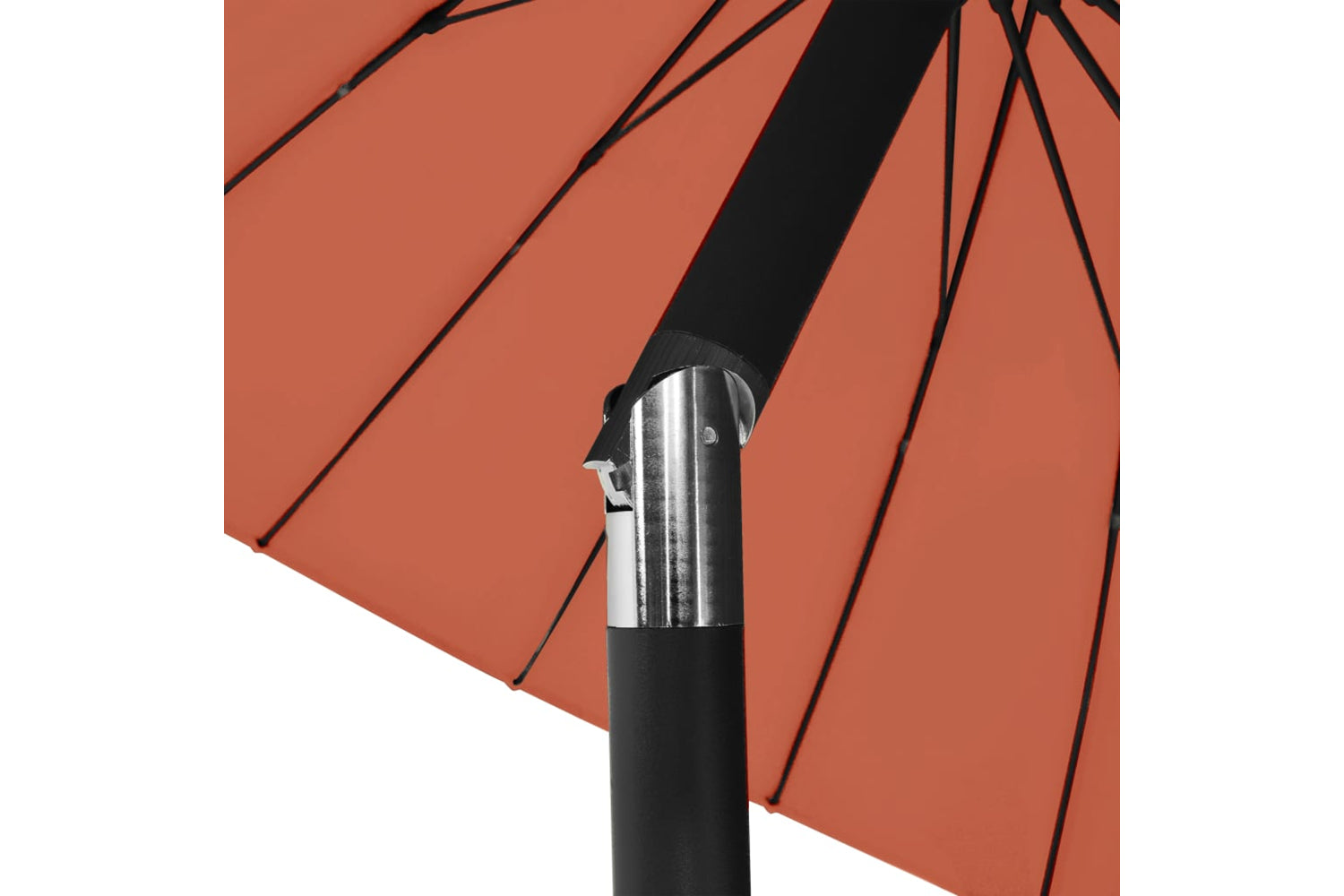vidaXL 47309 Outdoor Parasol With Aluminium Pole 270cm Terracotta-5