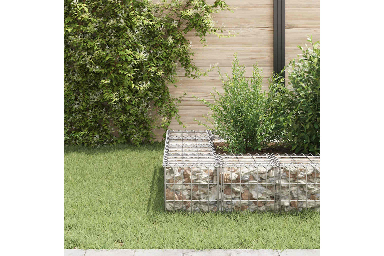 vidaXL 145648 Cube Gabion Raised Bed Steel Wire 30x30x30cm-2