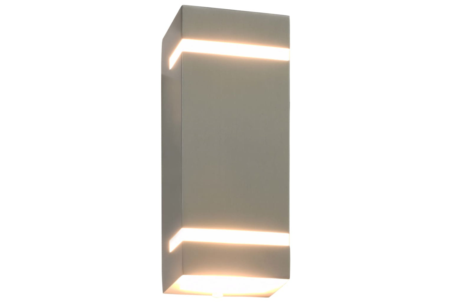 Vidaxl 45651 Outdoor Wall Lights 2 Pcs 35 W Silver Rectangular-2