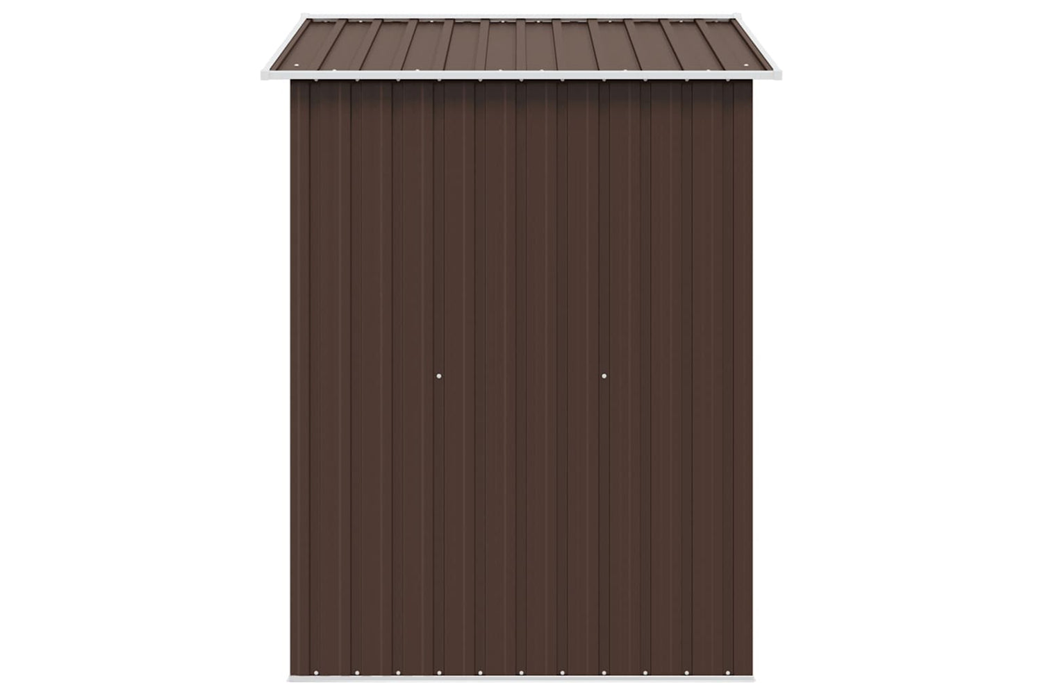 vidaXL 47029 Garden Storage Shed Brown 204x132x186cm Steel-6