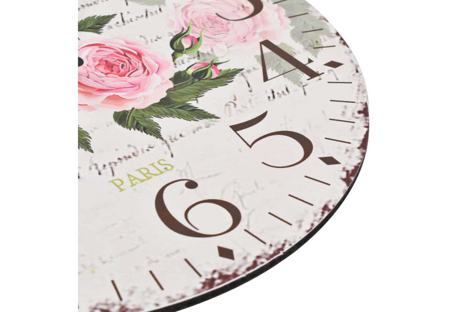 Vidaxl 50625 Vintage Wall Clock Flower 30 cm | Multicolour-4