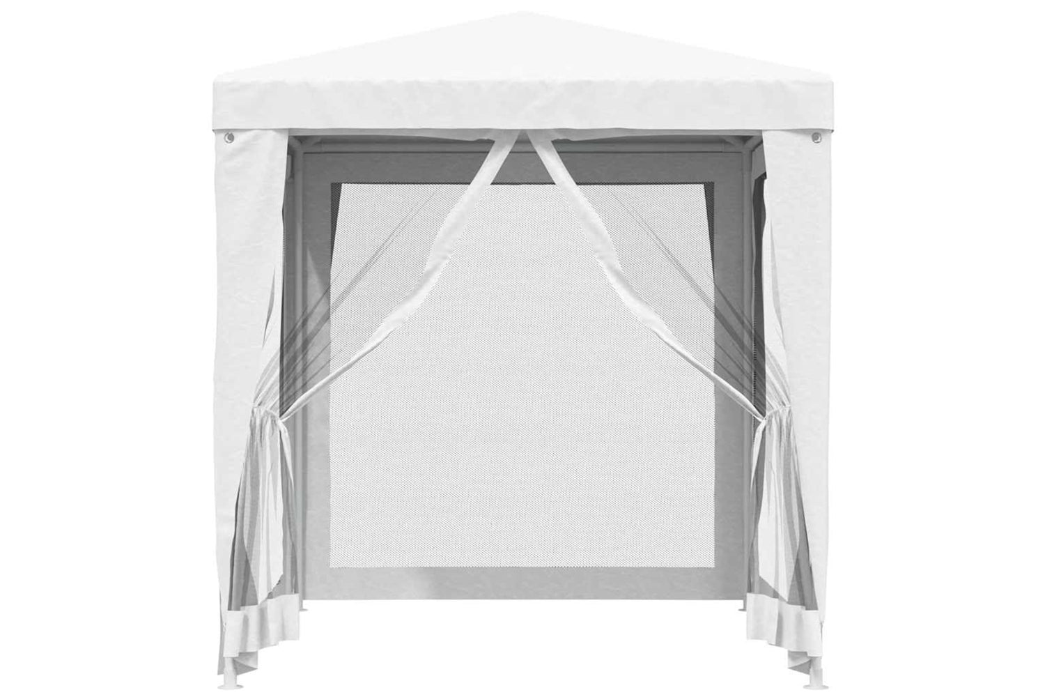 Vidaxl 48520 Party Tent With 4 Mesh Sidewalls 2x2 M White-2
