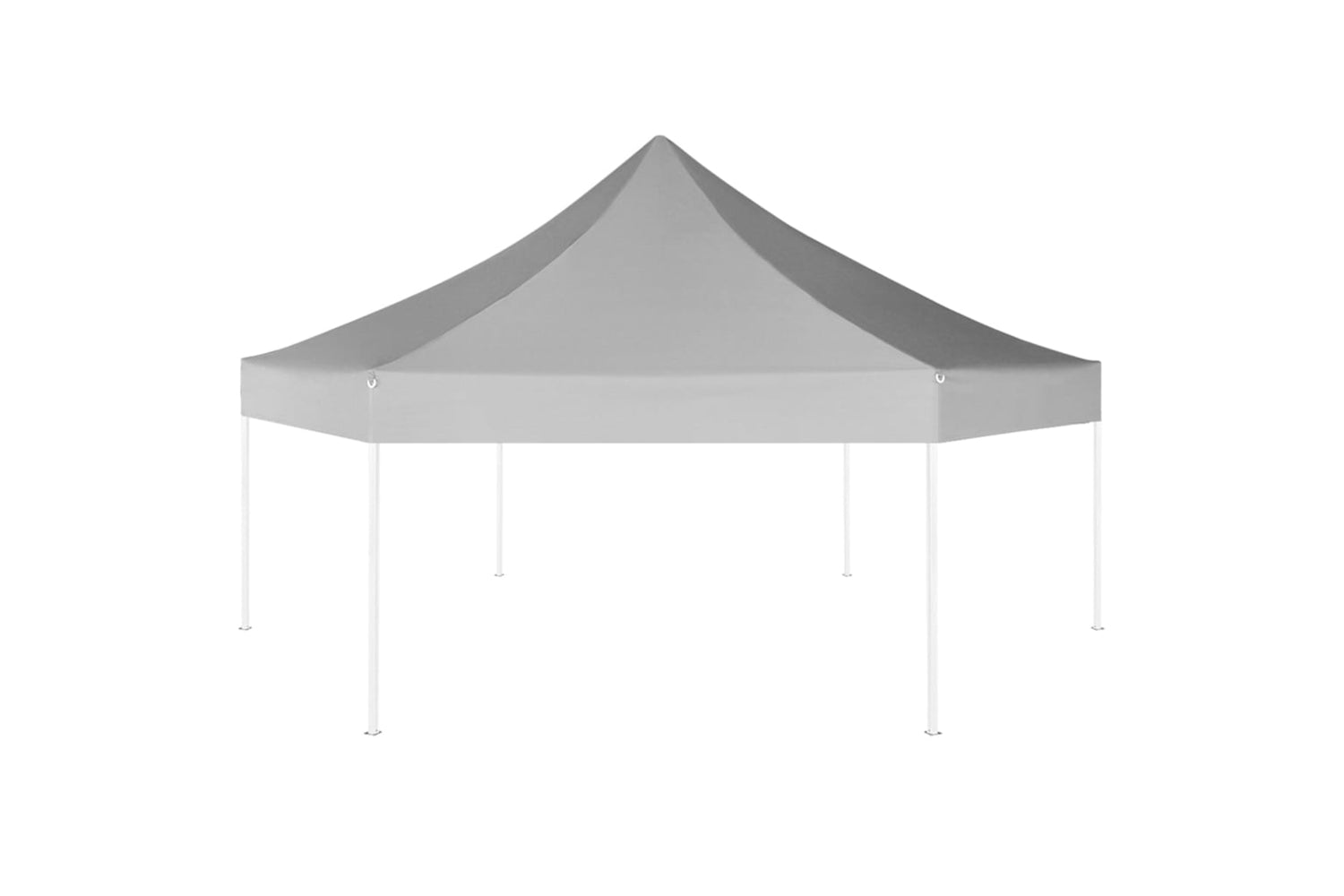 Vidaxl 42108 Hexagonal Pop-up Foldable Marquee Grey 3.6x3.1 M-2