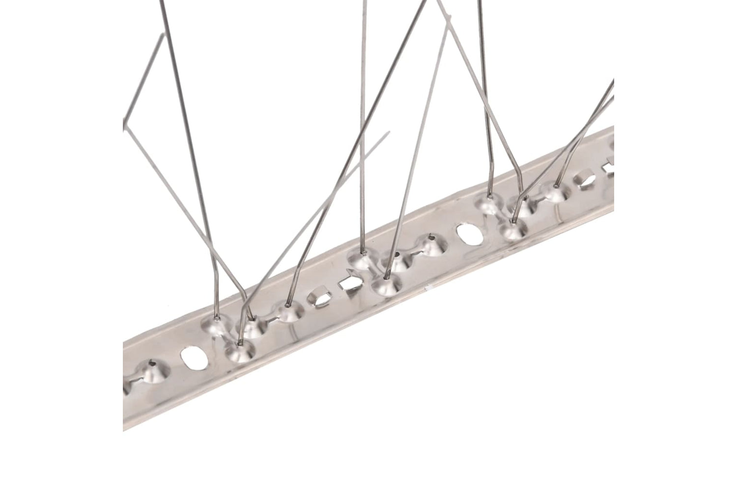 Vidaxl 170236 5-row Stainless Steel Bird & Pigeon Spikes Set Of 6 3 M-5