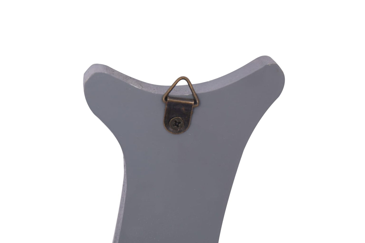 vidaXL 284248 Wall Mounted Coat Rack Welcome Grey 74x29.5cm-5
