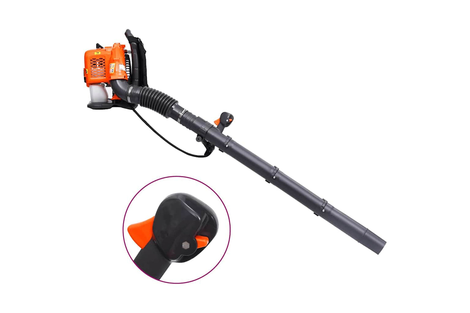 Vidaxl 145828 Petrol Backpack Leaf Blower 900 MÃ¢Â³/h 42.7 Cc-6