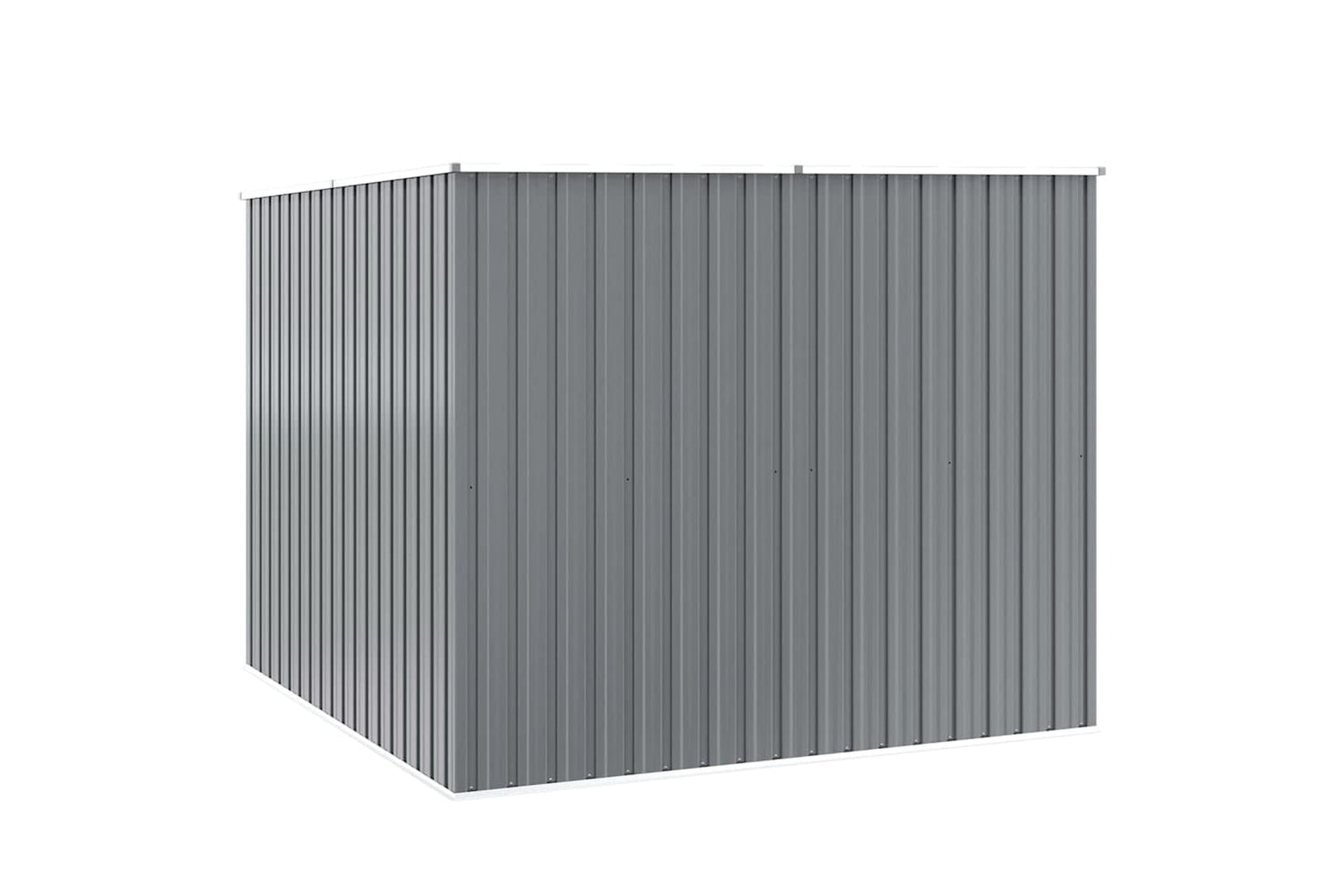 vidaXL 46254 Garden Shed Grey 195x198x159cm Galvanised Steel-7