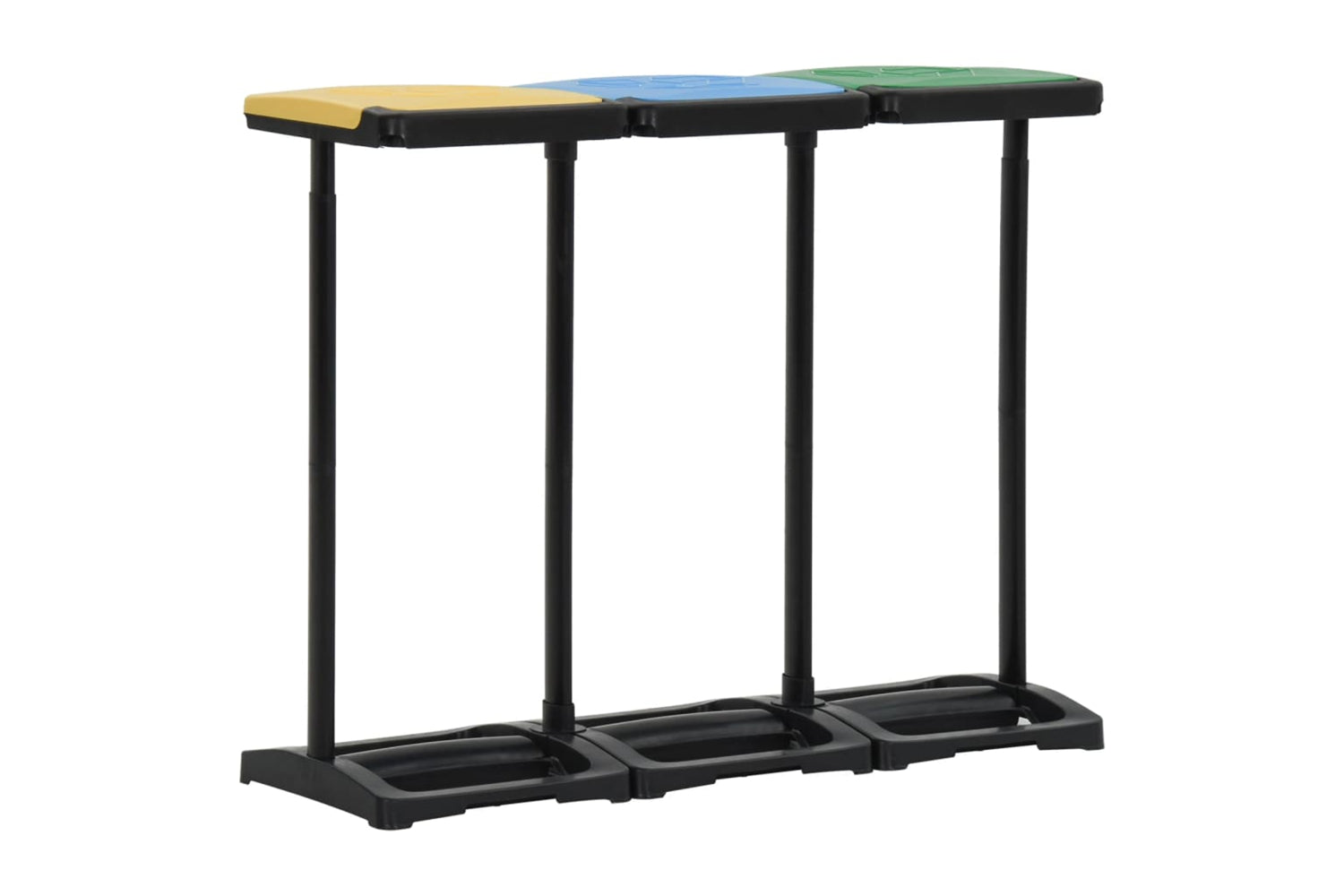 Vidaxl 340989 Bin Bag Stands With Lid 240-330 L Multicolour Pp-4