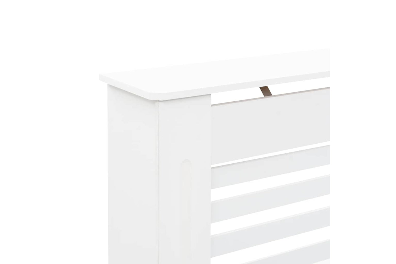 vidaXL 3051374 Radiator Covers 2 Pcs White 112x19x81.5cm Mdf-7