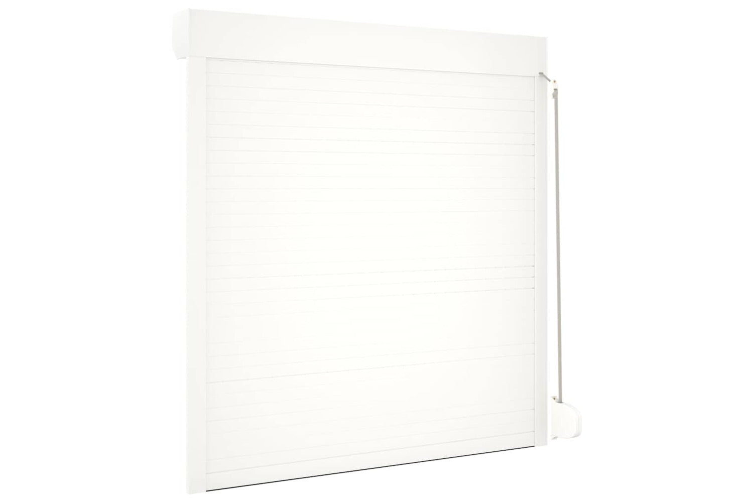 Vidaxl Roller Shutter Aluminium 130x140 Cm White-6