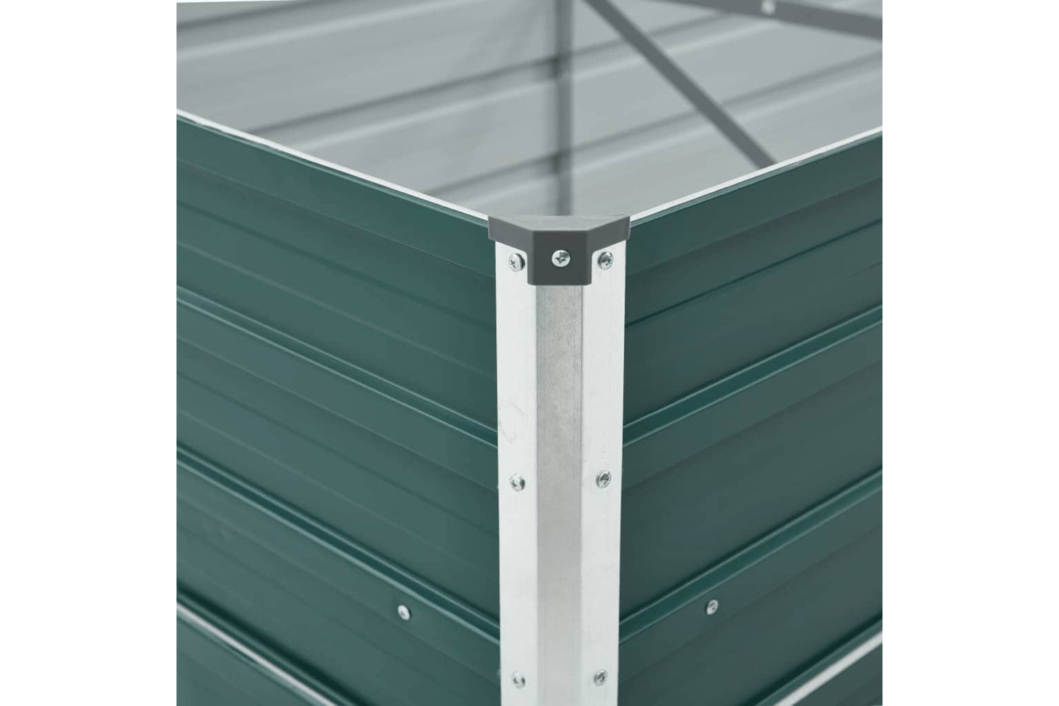 vidaXL 47057 Garden Raised Bed Galvanised Steel 400x80x45cm Green-5