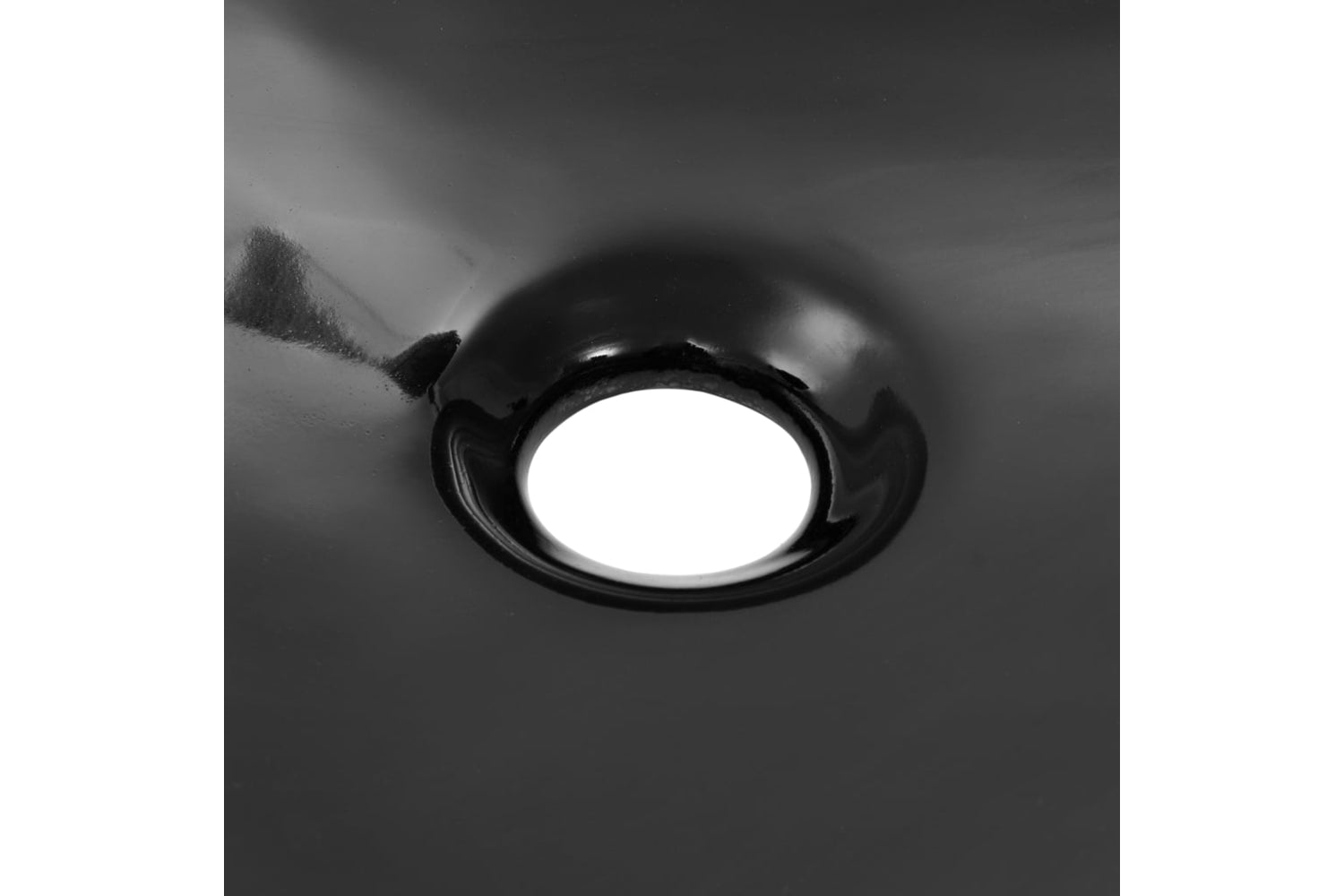 vidaXL 142998 Basin Ceramic Black Triangle 645x455x115mm-4