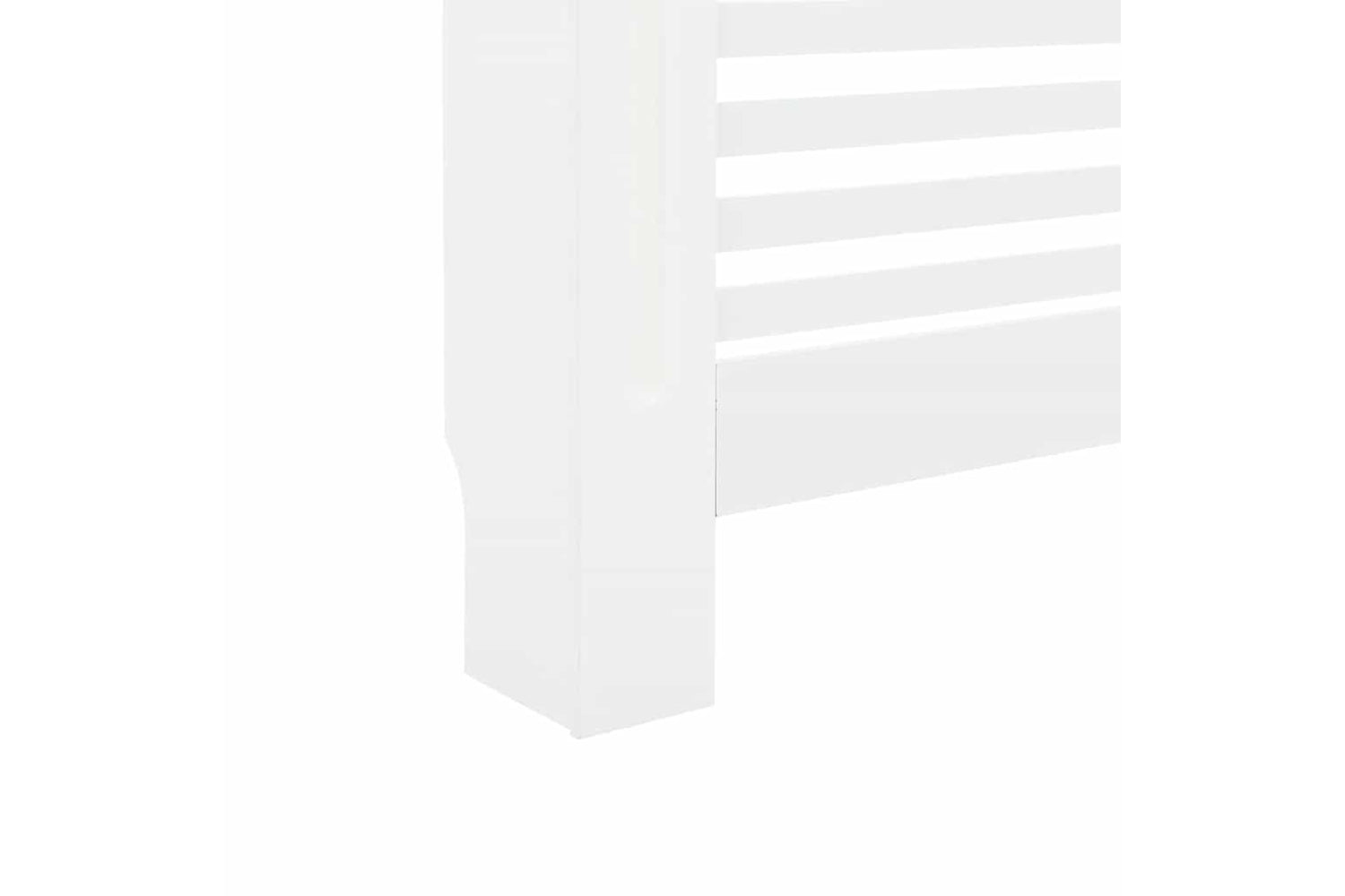 vidaXL 3051374 Radiator Covers 2 Pcs White 112x19x81.5cm Mdf-8