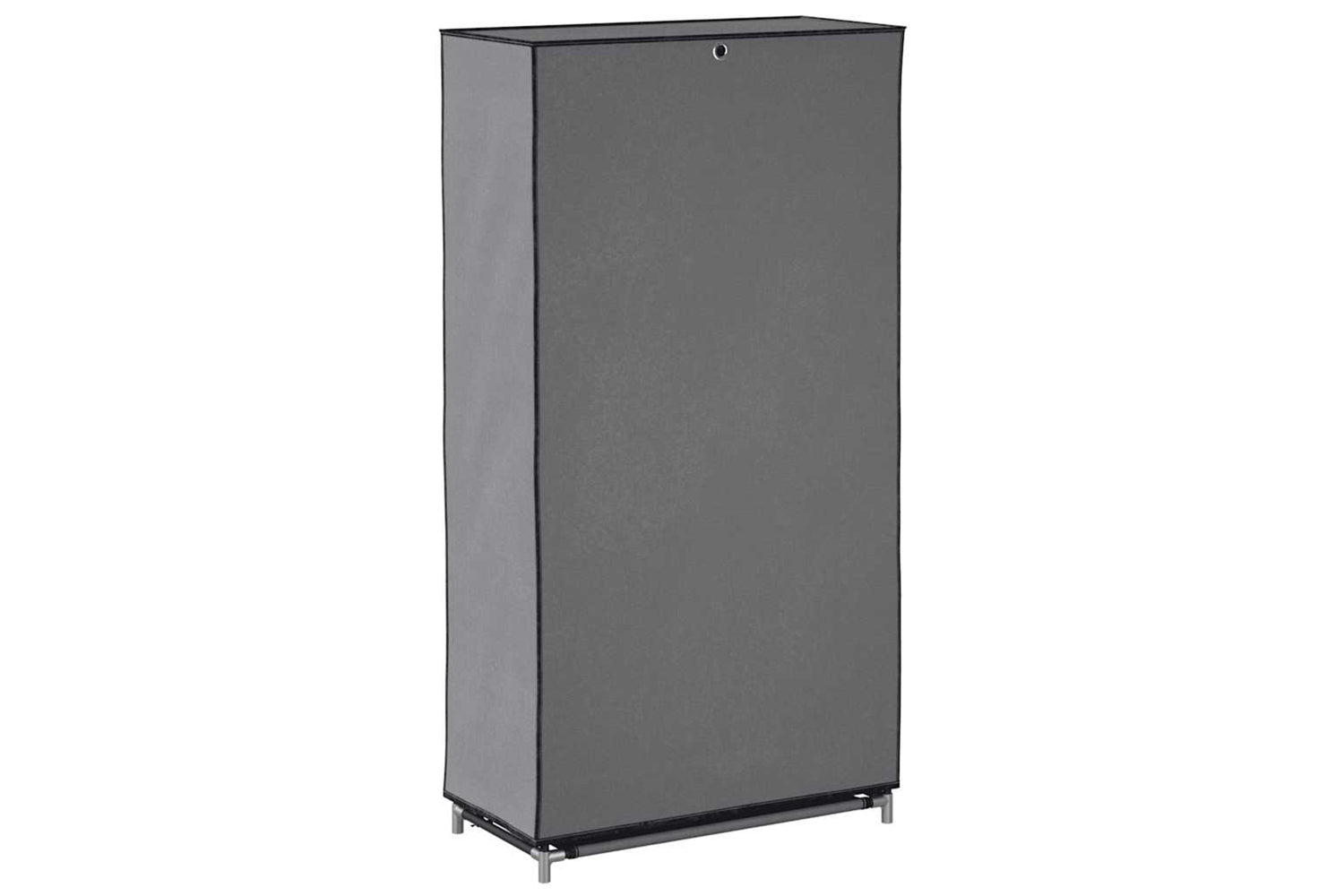 vidaXL 282430 Shoe Cabinet With Cover Grey 58x28x106cm Fabric-5