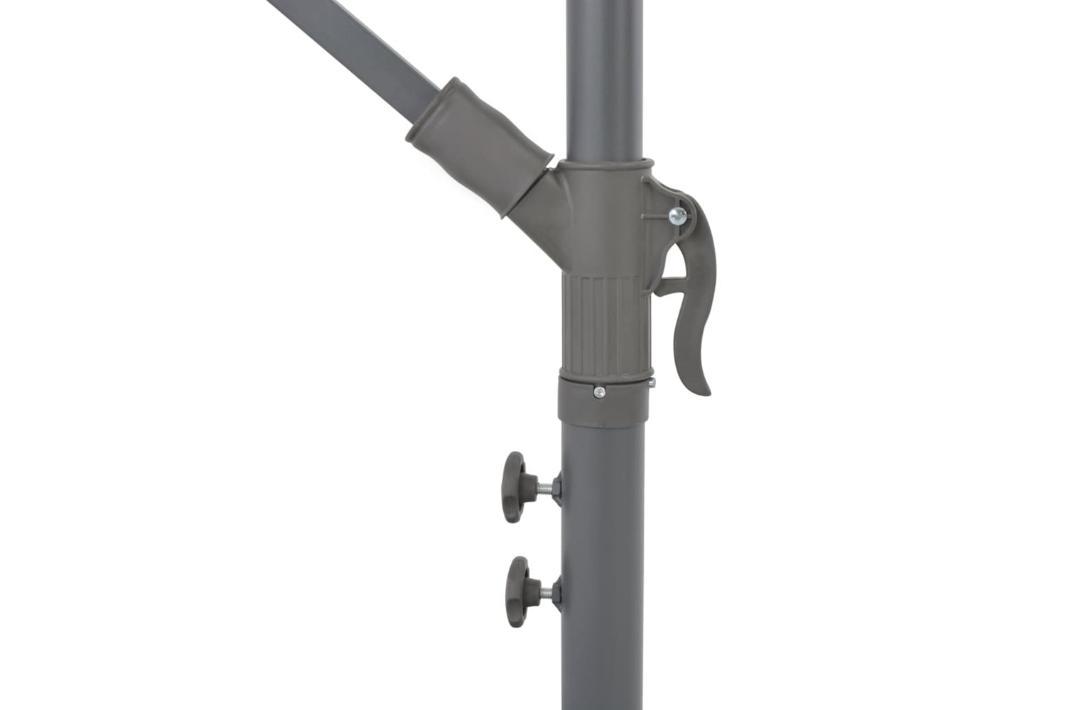 vidaXL 47132 Cantilever Umbrella With Aluminium Pole 300cm Black-7