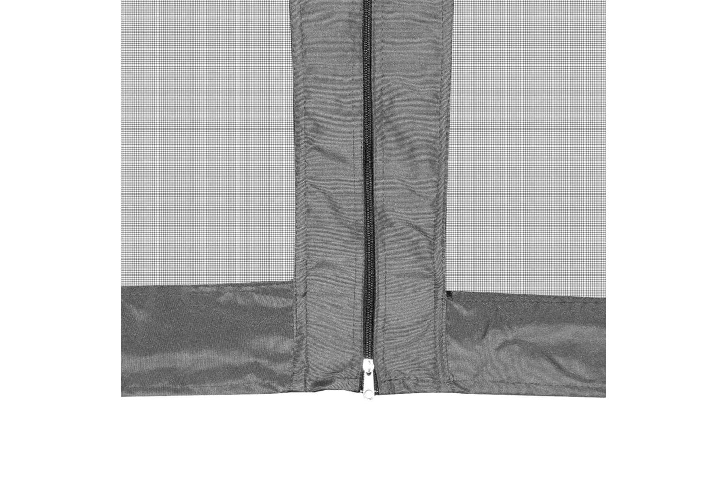 Vidaxl 42111 Hexagonal Pop-up Marquee With 6 Sidewalls Grey 3.6x3.1 M-8