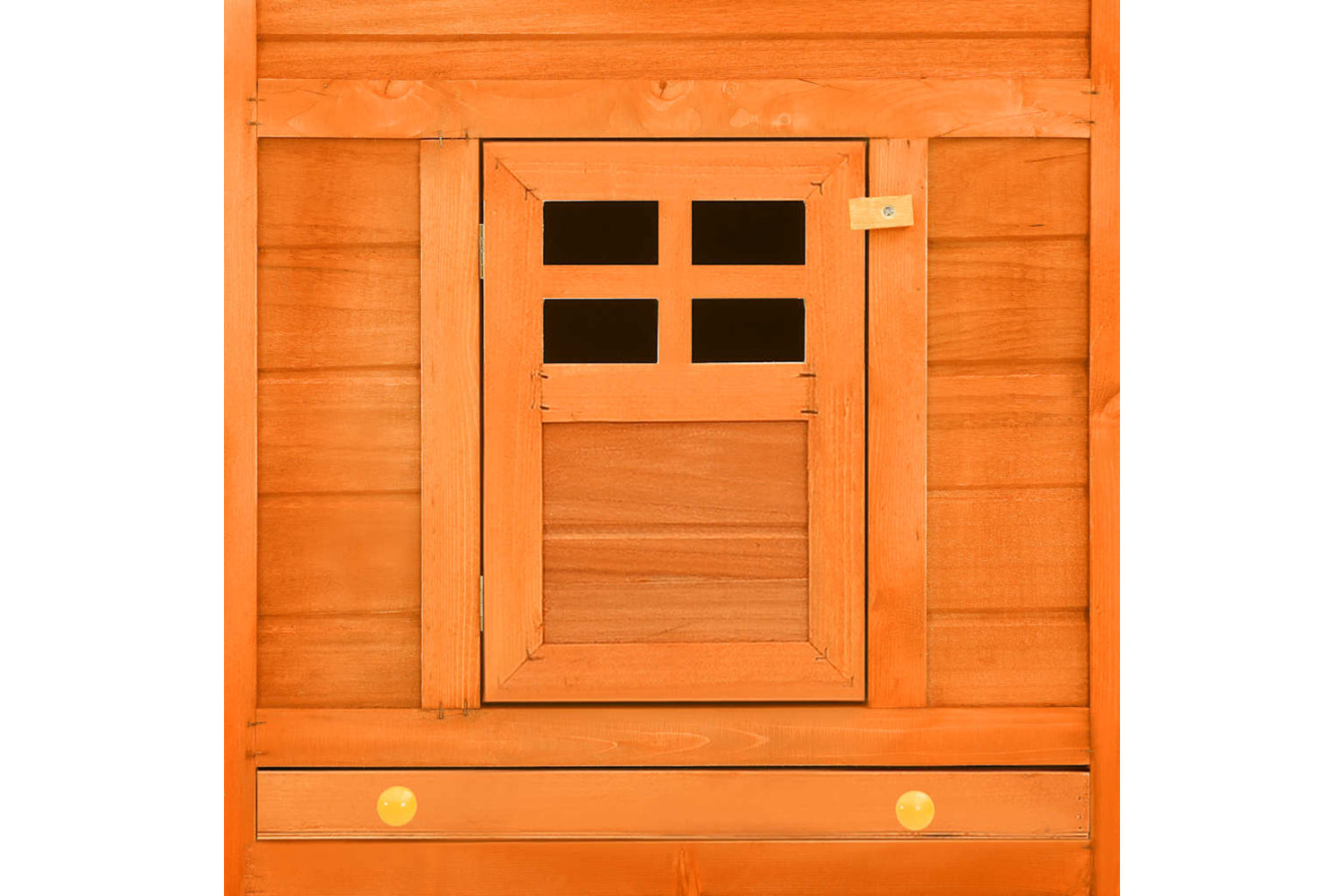 Vidaxl 170872 Outdoor Rabbit Hutch With Run Brown Solid Fir Wood-7