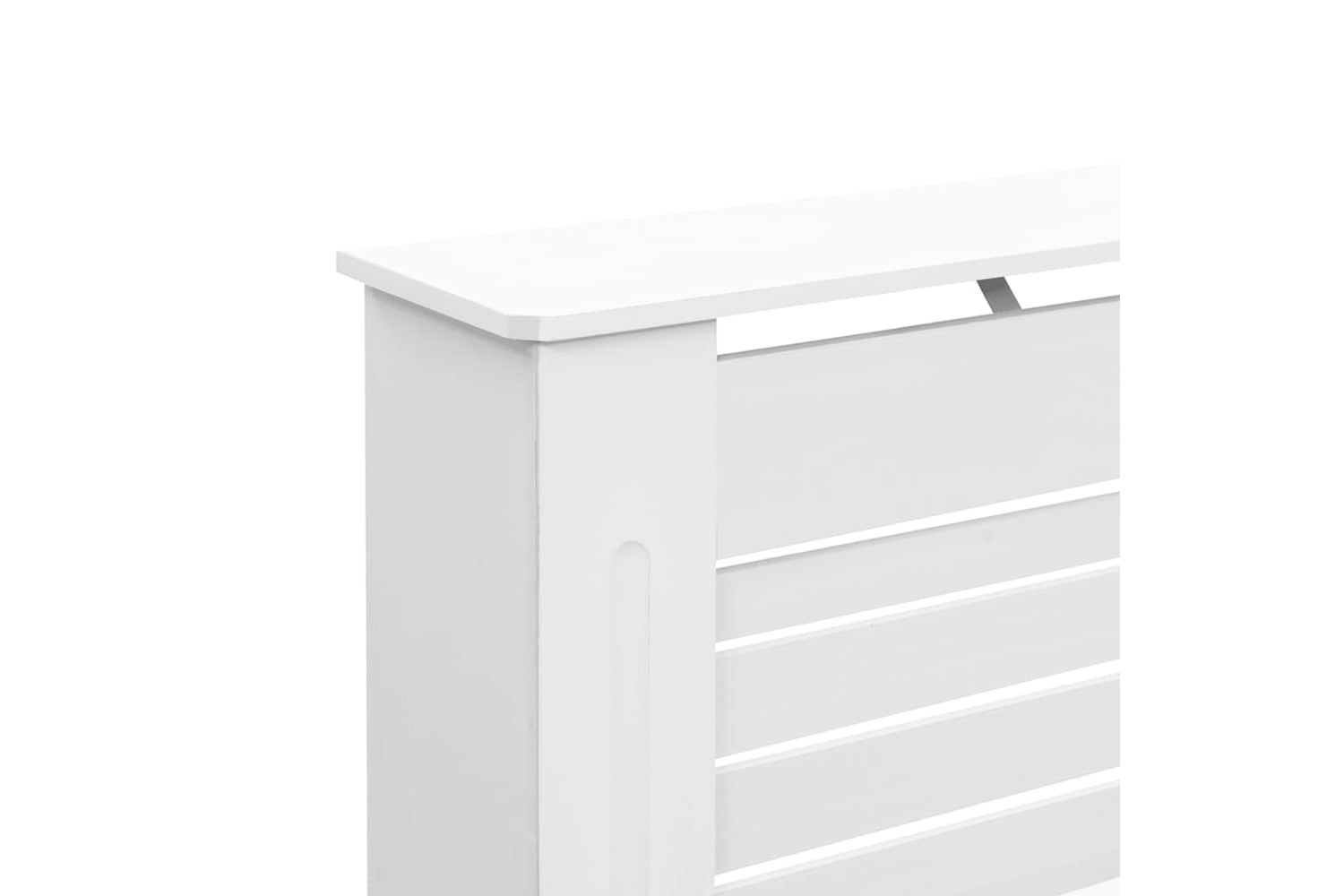 vidaXL 3051375 Radiator Covers 2 Pcs White 152x19x81.5cm Mdf-7