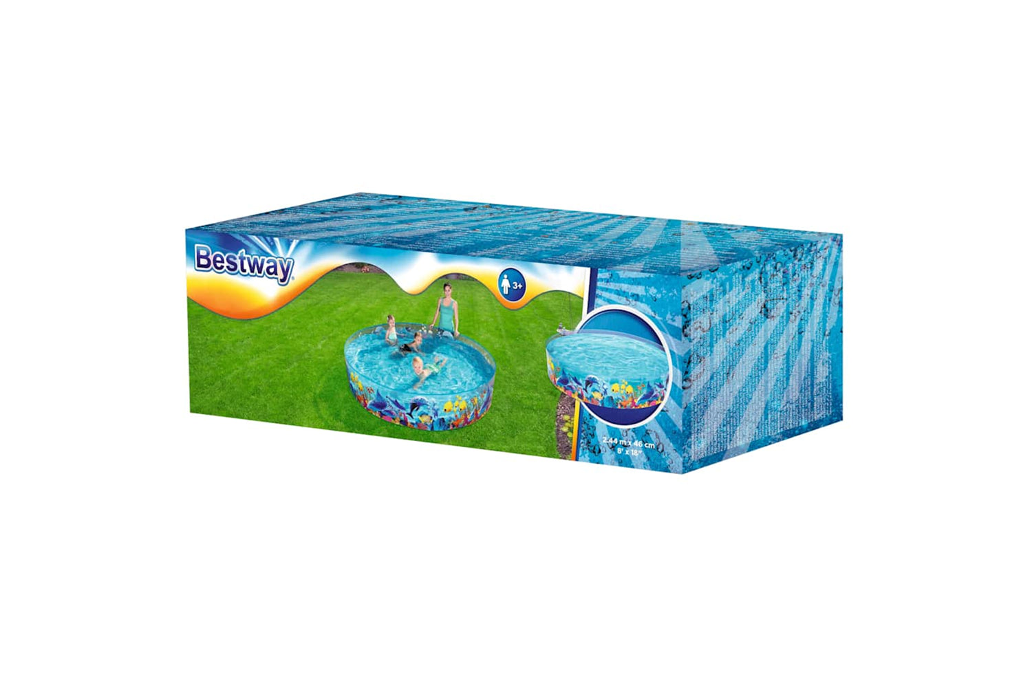 Bestway 92909 Fill 'n Fun Odyssey Pool 244x46 Cm-2