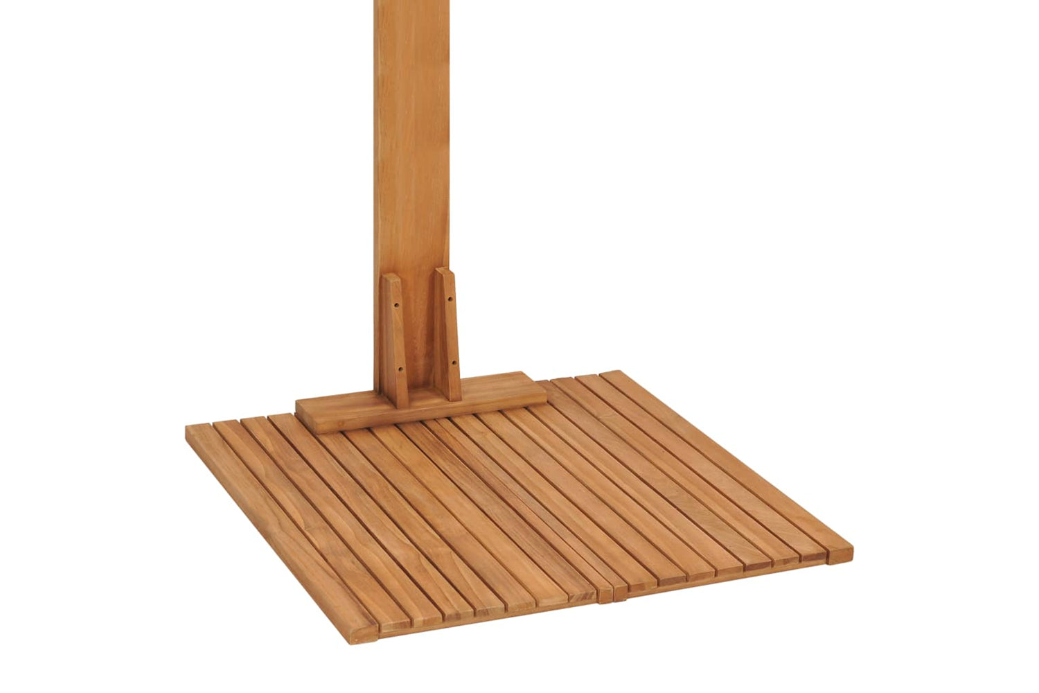 vidaXL 312276 Garden Shower 75x75x210cm Solid Teak Wood-9