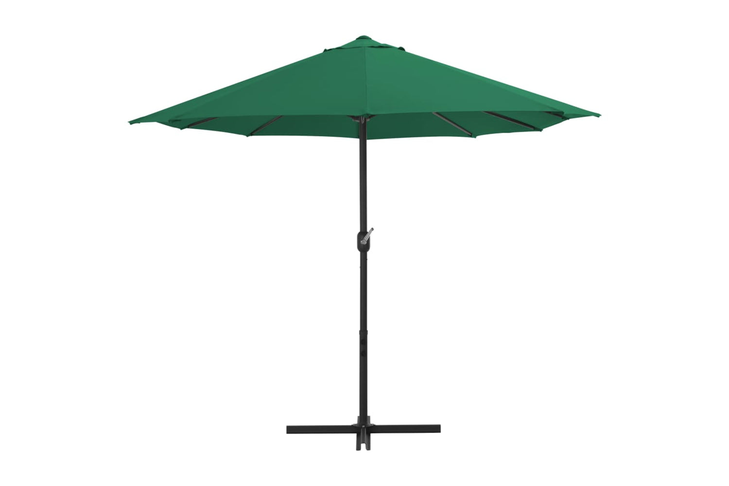 vidaXL 44867 Outdoor Parasol With Aluminium Pole 460x270cm Green-3