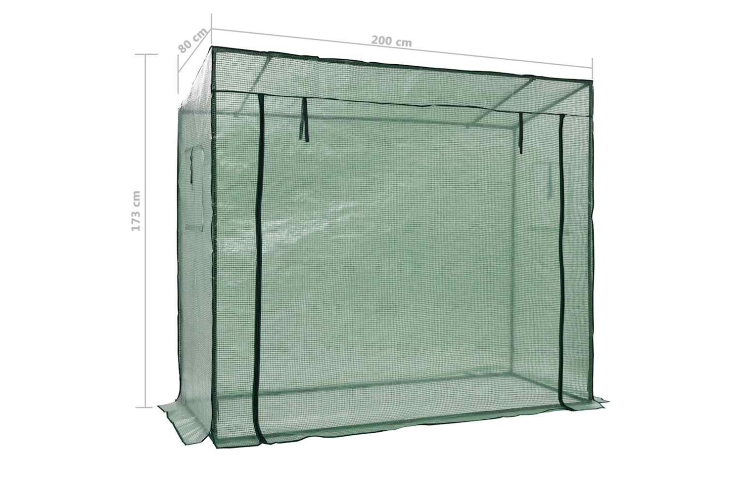 vidaXL 46918 Walk-in Greenhouse 200x80x173cm-8