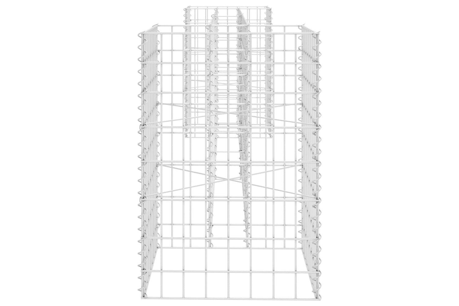 vidaXL 145659 H-shaped Gabion Planter Steel Wire 260x40x60cm-3