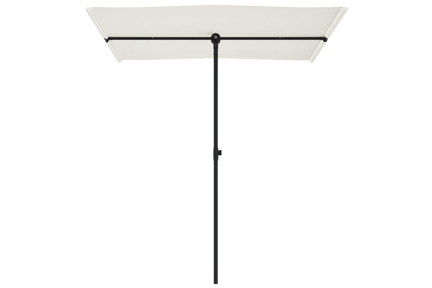 vidaXL 47329 Outdoor Parasol With Aluminium Pole 180x110cm Sand White-3