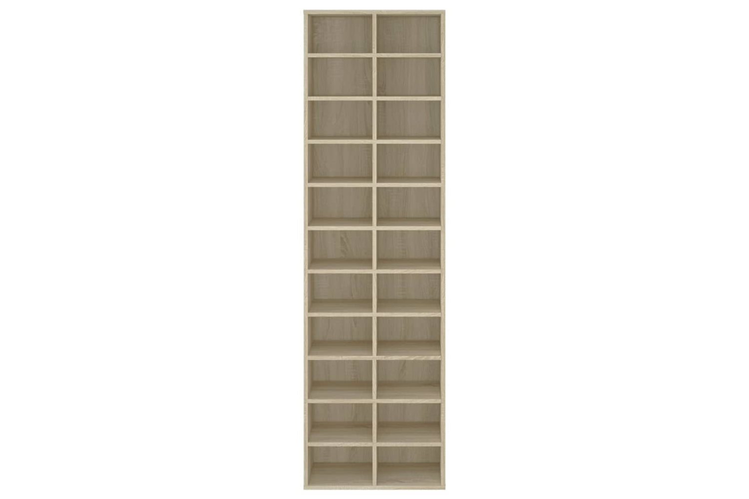 vidaXL 800372 Shoe Cabinet Sonoma Oak 54x34x183cm Engineered Wood-3