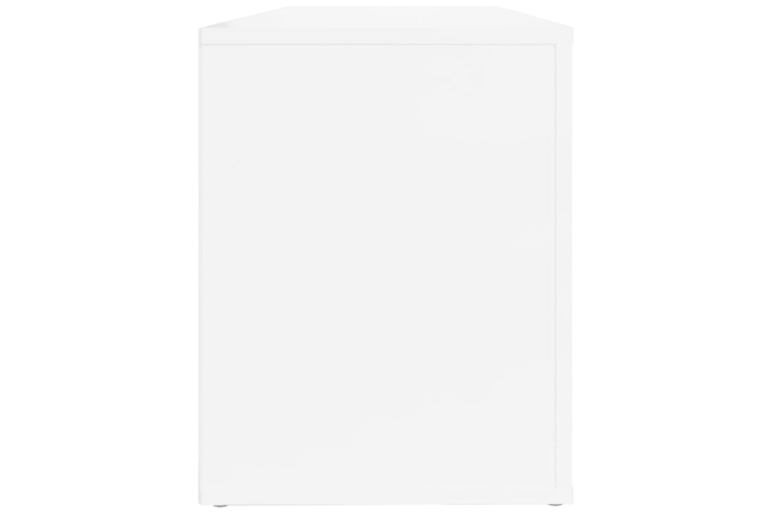 vidaXL 816922 Shoe Cabinet High Gloss White 100x35x45cm Engineered Wood-5