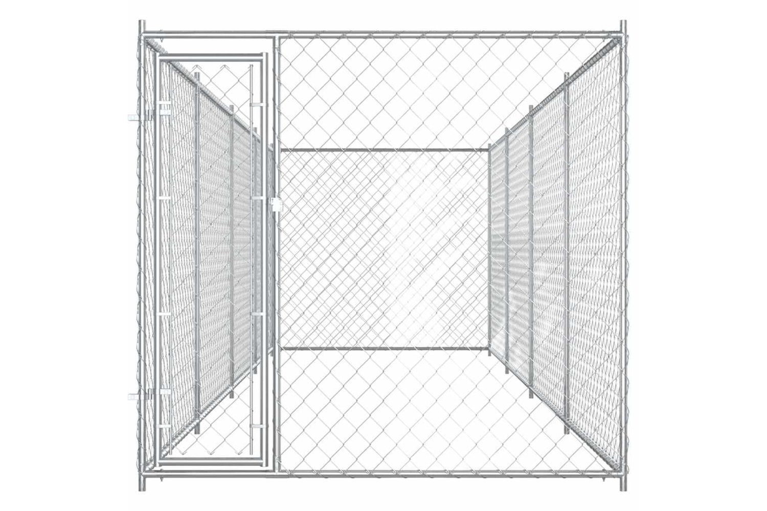 Vidaxl Outdoor Dog Kennel 760x192x185 Cm-3