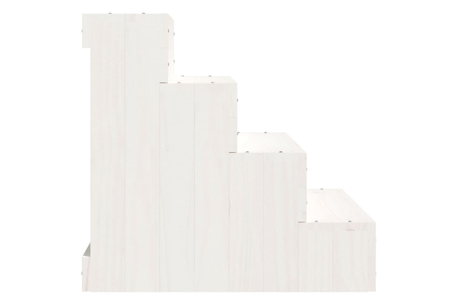 vidaXL 822467 Pet Stair White 40x49x47cm Solid Wood Pine-4