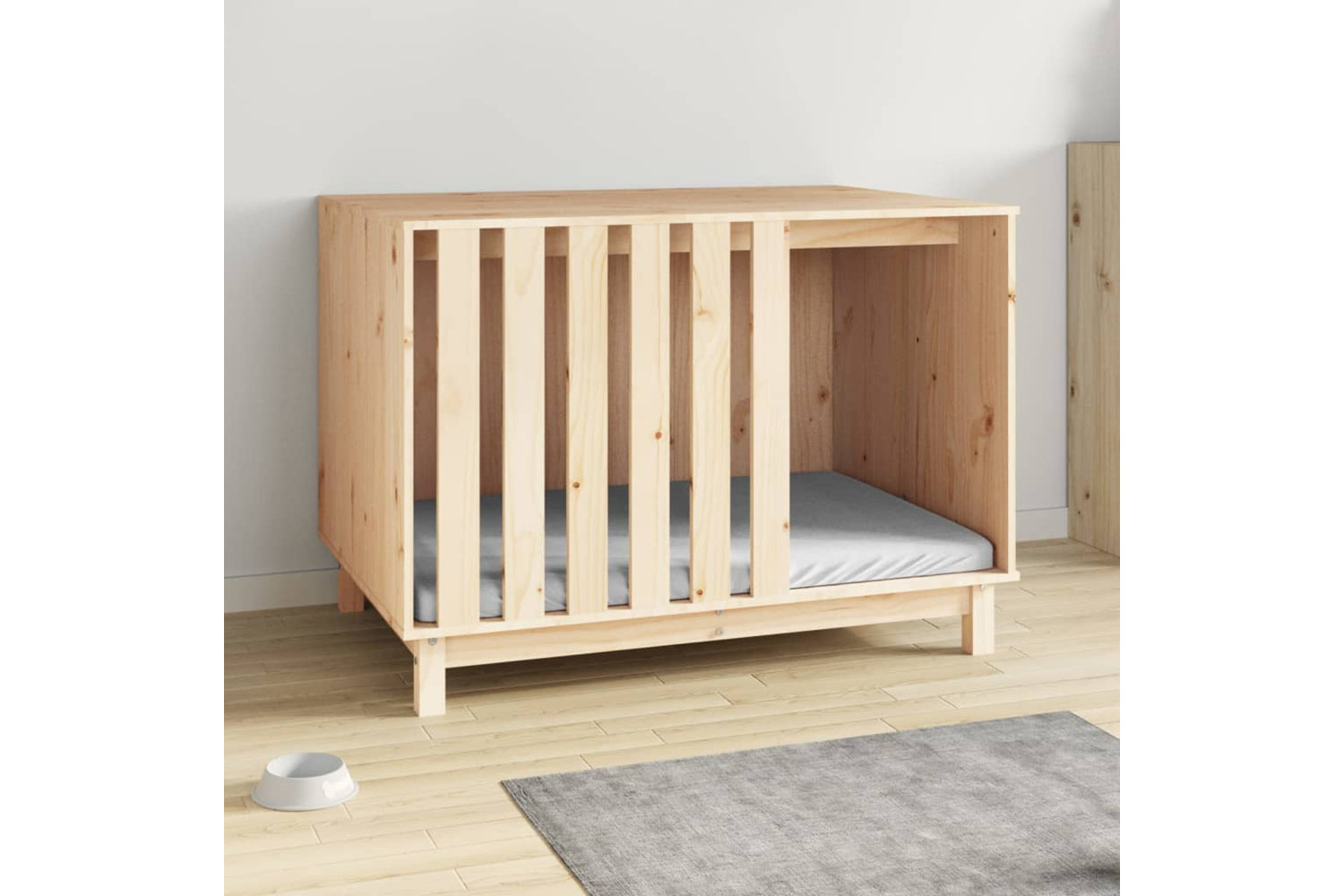 vidaXL 822491 Dog House 100x70x72cm Solid Wood Pine-2