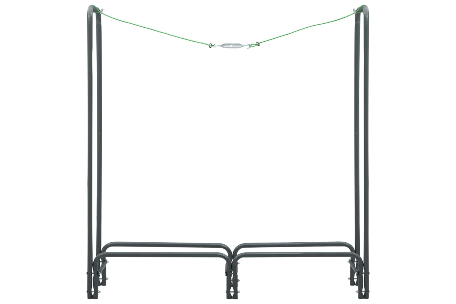 Vidaxl 286290 Firewood Rack Anthracite 120x35x120 Cm Steel-2