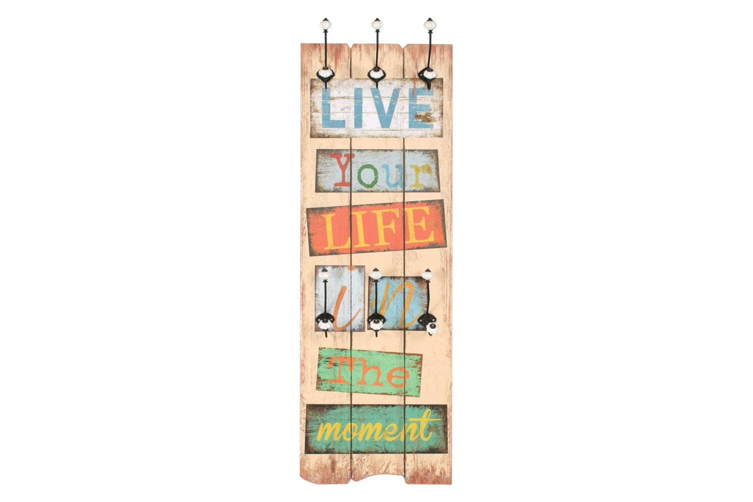 vidaXL 245849 Wall-mounted Coat Rack With 6 Hooks 120x40cm Live Life-2