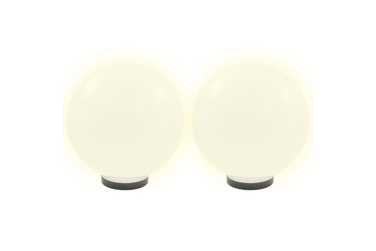 vidaXL 50656 Led Bowl Lamps 2 Pcs Spherical 30cm Pmma-2