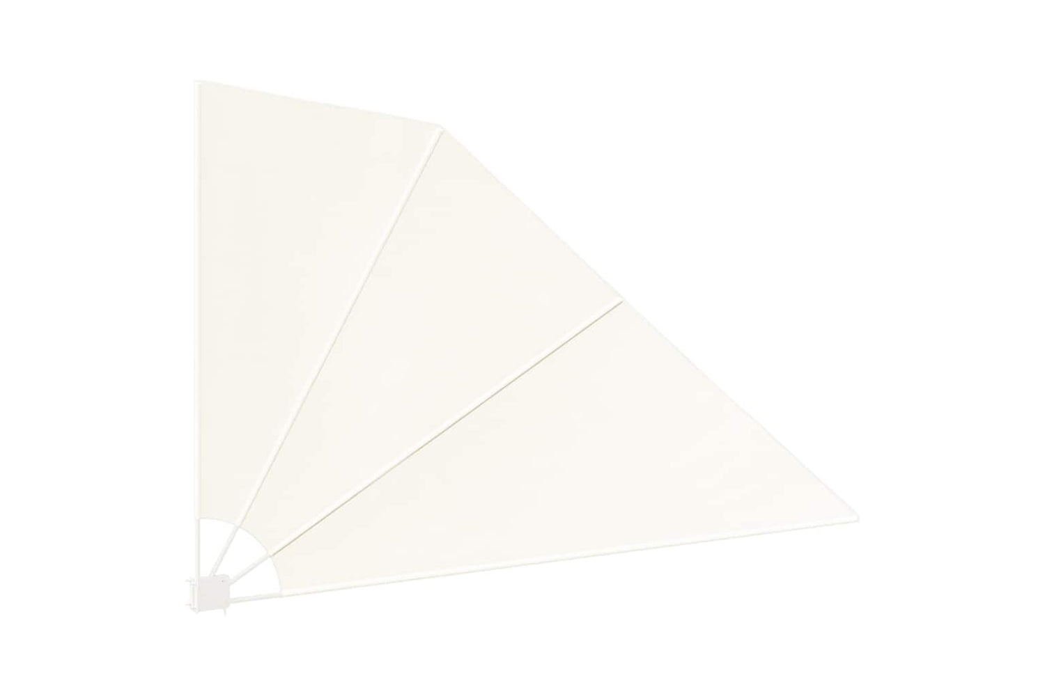 vidaXL 41577 Collapsible Balcony Side Awning Cream 160x240cm-4