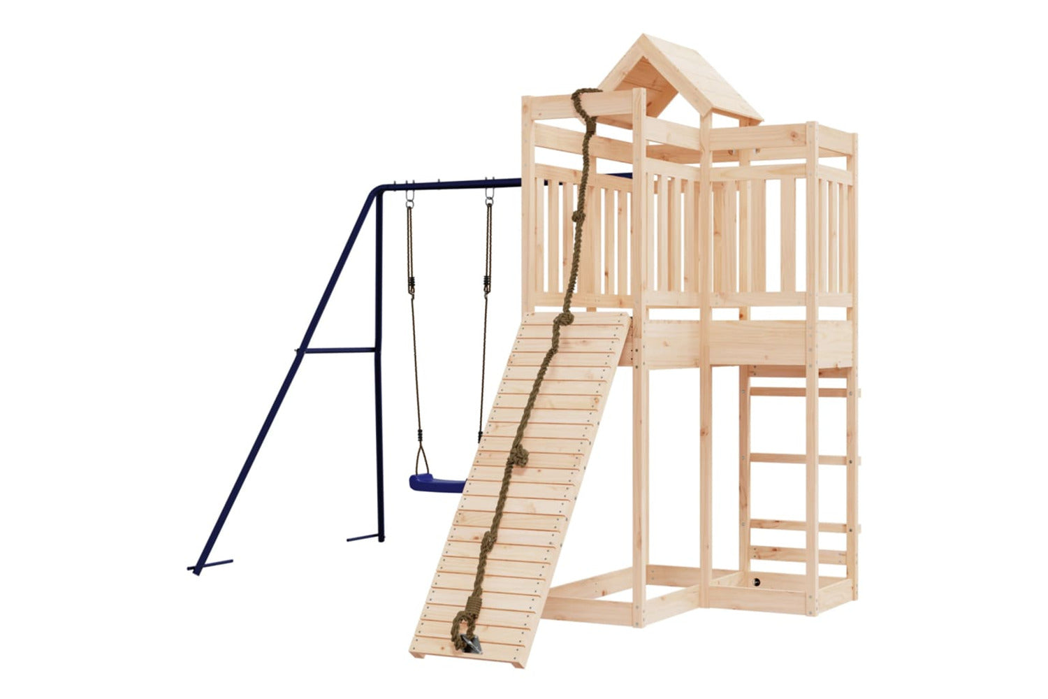 Vidaxl 3156877 Outdoor Playset Solid Wood Pine-3