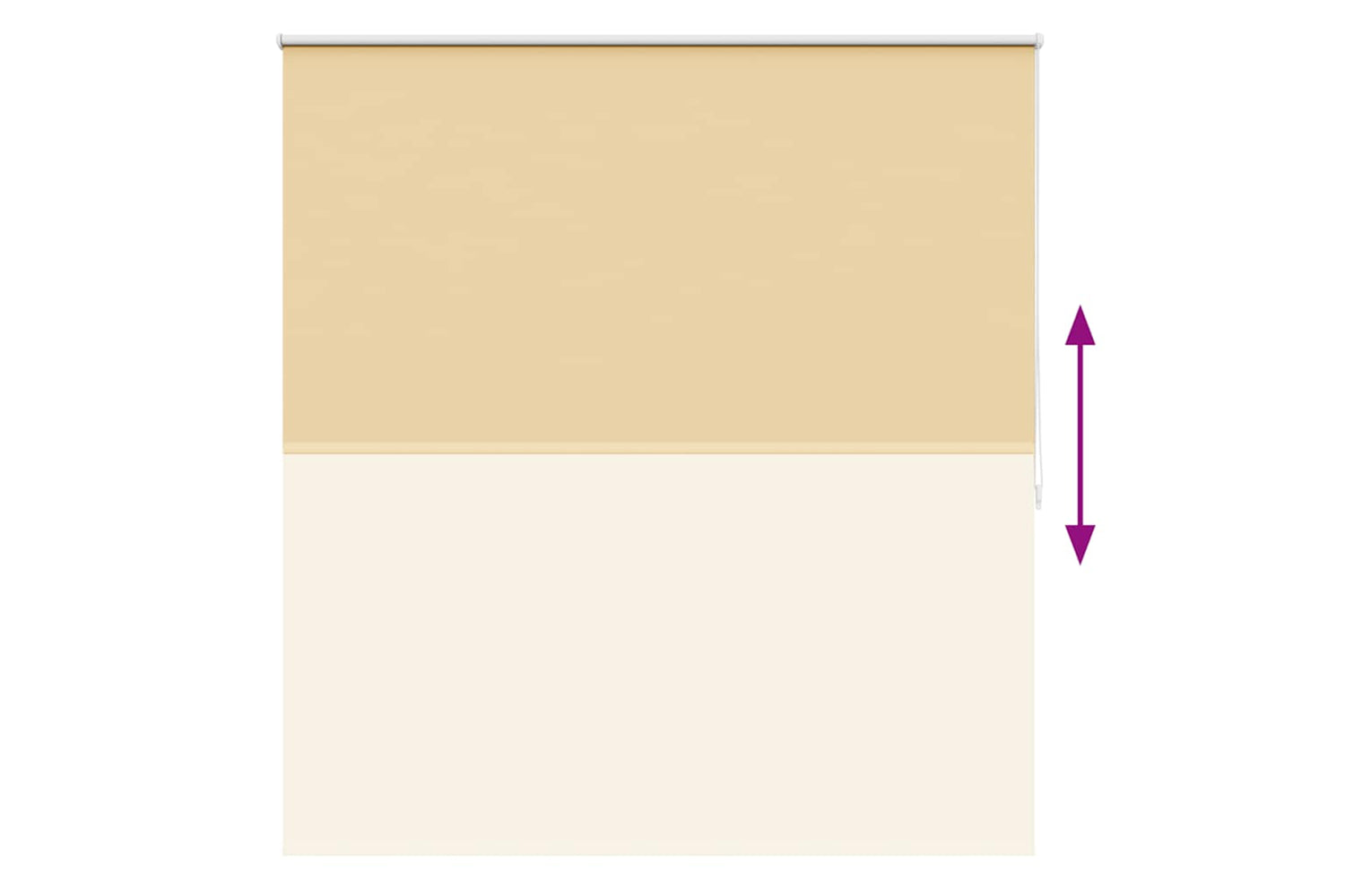 vidaXL 240132 Roller Blind Blackout 140 X 175cm Beige-8
