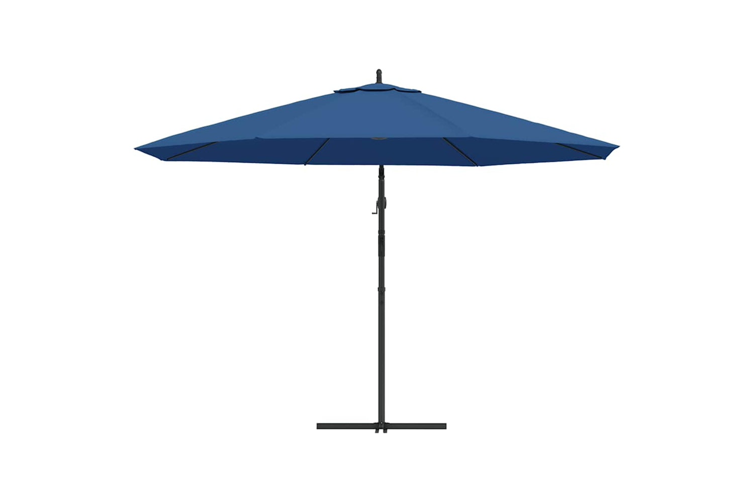 vidaXL 47131 Cantilever Umbrella With Aluminium Pole 350cm Blue-5