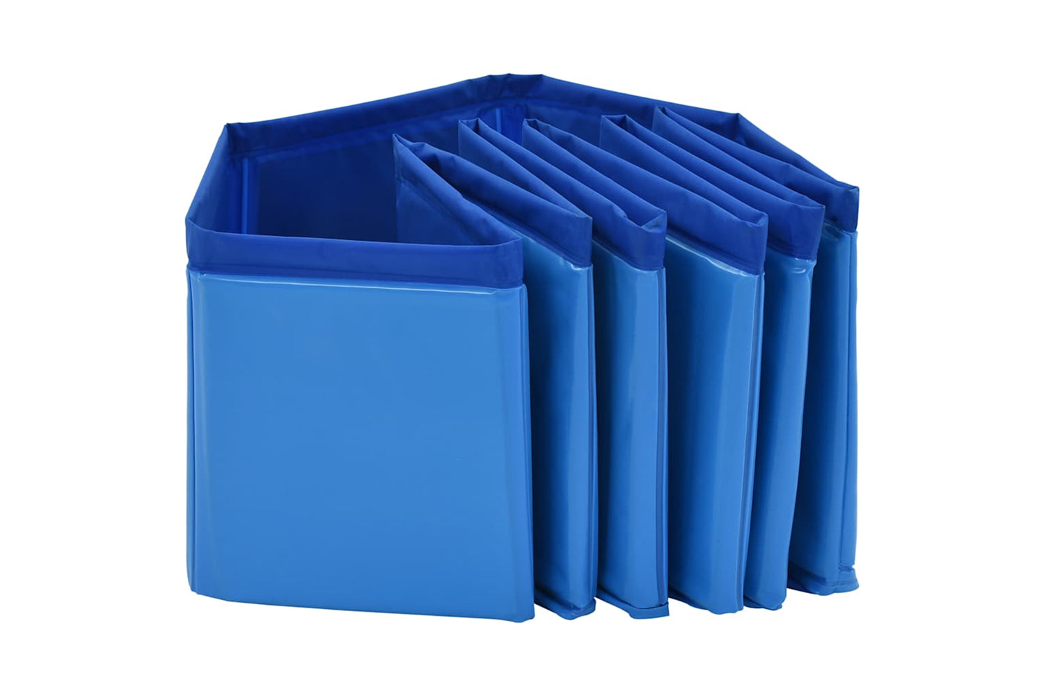 vidaXL 170825 Foldable Dog Swimming Pool Blue 80x20cm Pvc-4