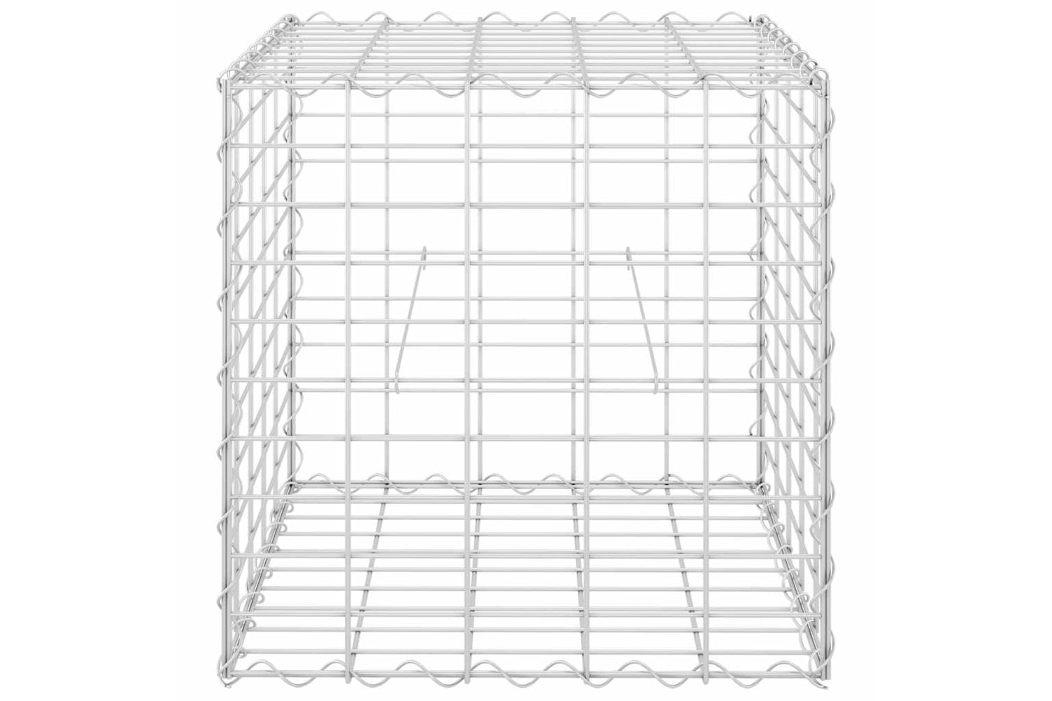 vidaXL 145650 Cube Gabion Raised Bed Steel Wire 50x50x50cm-3