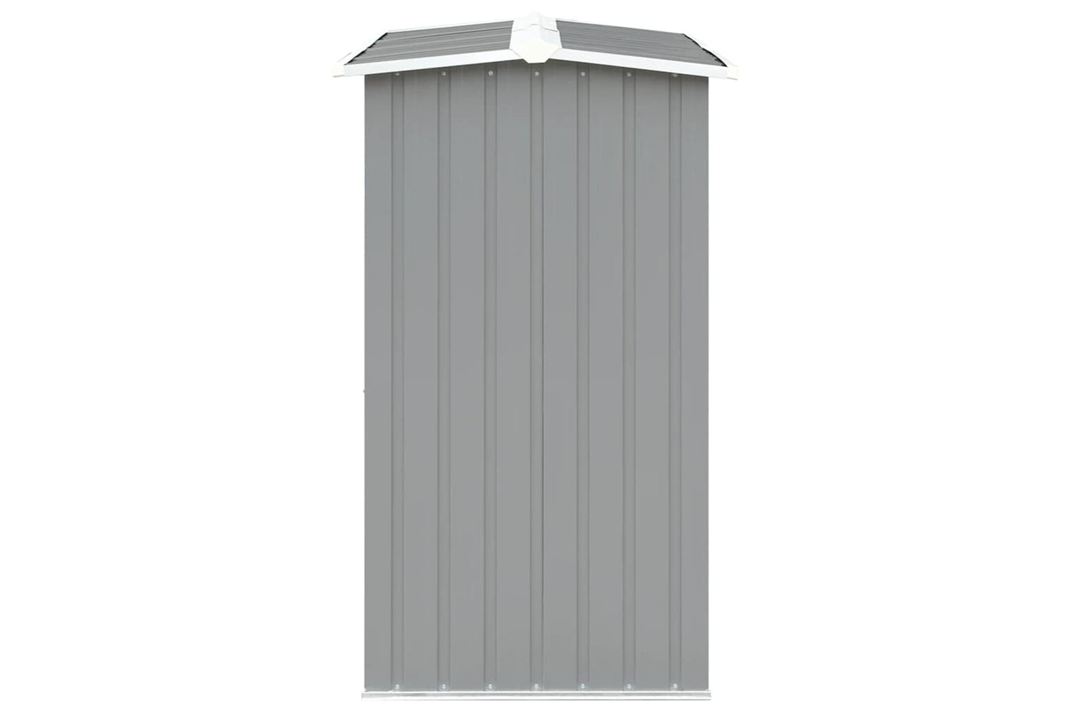 vidaXL 44860 Garden Log Storage Shed Galvanised Steel 330x92x153cm Grey-3
