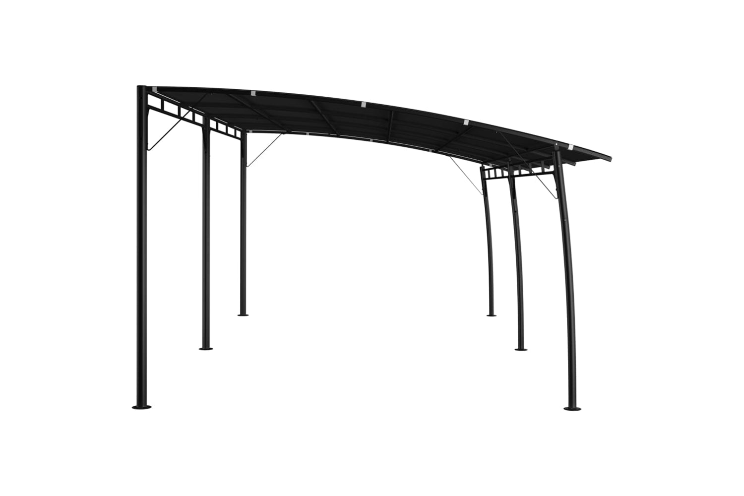 Vidaxl 47980 Garden Sunshade Awning 6x3x2.55 M Anthracite-3